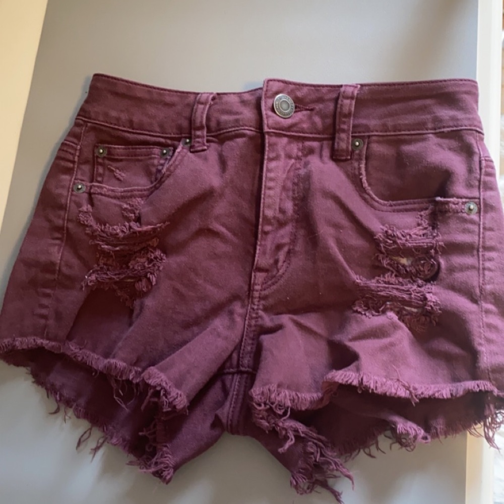 American eagle ripped Jean shorts